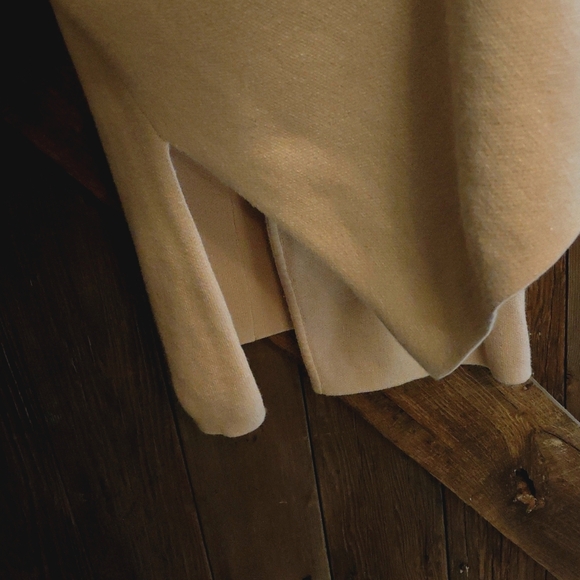 Chicwish Tan Open Front Knit Long Sleeve Coatigan Cardigan - Picture 5 of 6